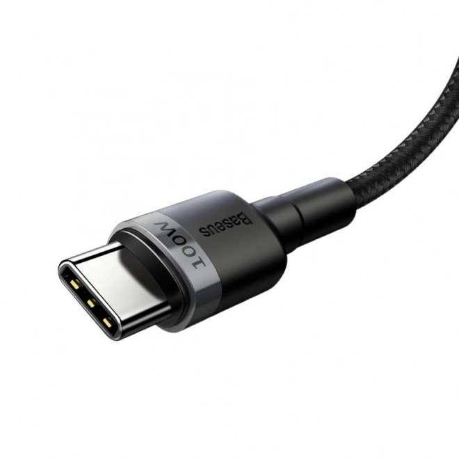 Baseus Cafule PD2.0 100W rychl=nabíjení USB pro kabel typu C (20V 5A)2m šedo-černý