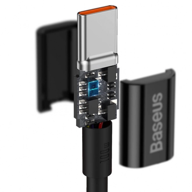 Kabel Baseus Superior Series USB-C na USB-C, 100W, 2m (černý)