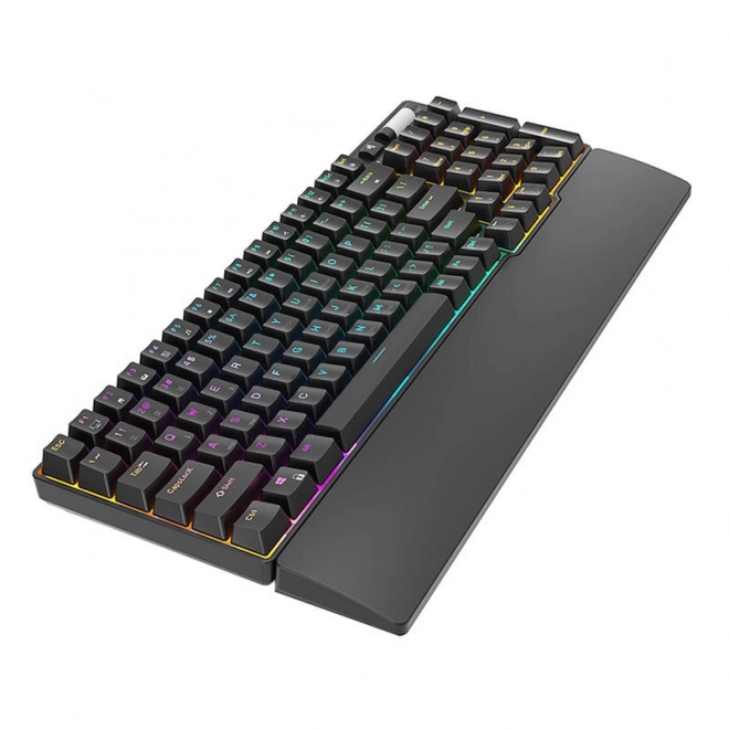 Bezdrátová mechanická klávesnice Royal Kludge RK96 RGB, hnědý spínač (černý)