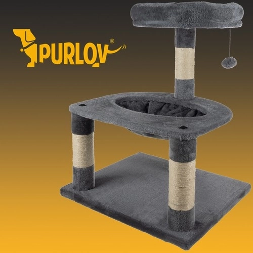 Strom pro kočky 71cm šedý Purlov 21711