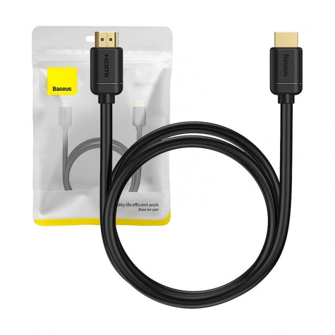 Kabel HDMI 2.0 řady Baseus High Definition, 4K 60Hz, 0,75 m (černý)