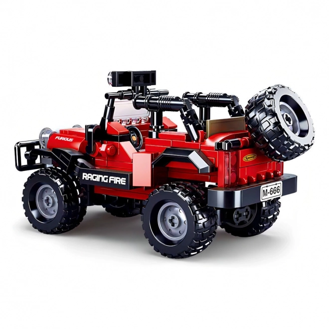 Sluban Model Bricks M38-B0816 Off Road Červený 4x4