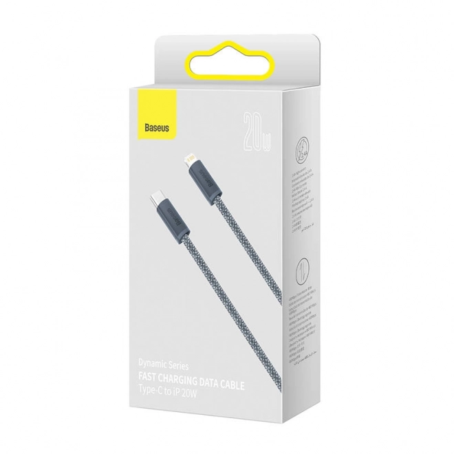 Kabel Baseus Dynamic Series USB-C na Lightning, 20W, 1m (šedý)