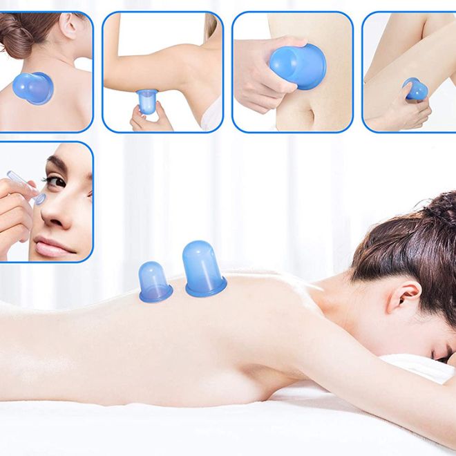 Sada silikonových bublinek pro masáž těla