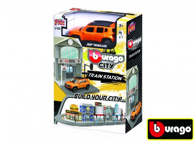 Bburago city 1:43 18-31505 Vlaková stanice