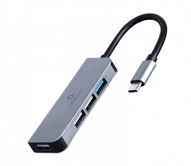 Rozbočovač 4 porty USB-C, 3xUSB 2.0, USB 3.1