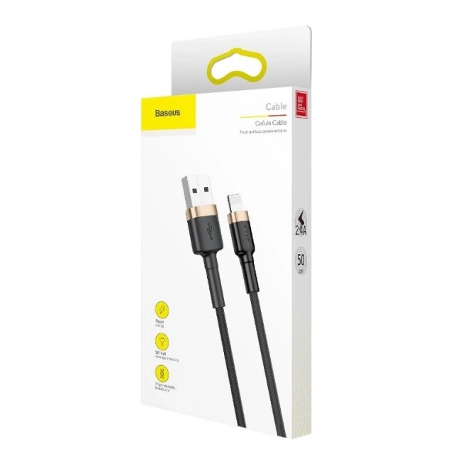 Baseus Cafule Cable USB Lightning 2A 3m (Gold Black)