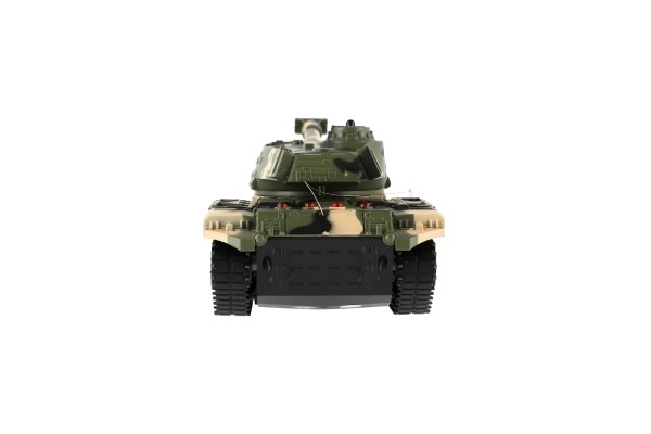 Tank RC plast 27cm 27MHz na baterie+dobíjecí pack se zvukem v krabici 37x17x19cm