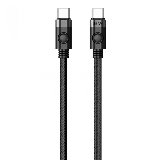 Nabíjecí kabel USB-C na USB-C 60W černý