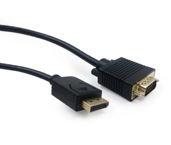 Kabel DisplayPort VGA 1,8 m černý