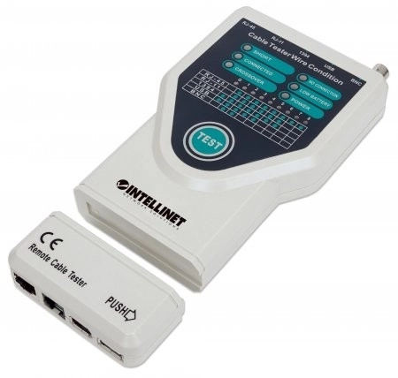 5-W-1 Tester kabelů RJ11/RJ45/USB/1394/BNC