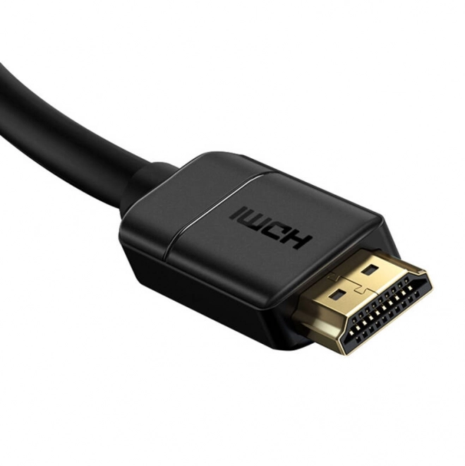 Baseus 2x kabel HDMI 2.0 4K 60Hz, 3D, HDR, 18 Gb/s, 2 m (černý)