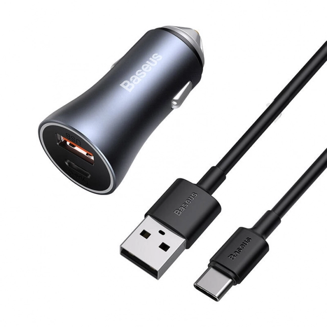 Autonabíječka Baseus Golden Contactor Pro USB USB-C 40W