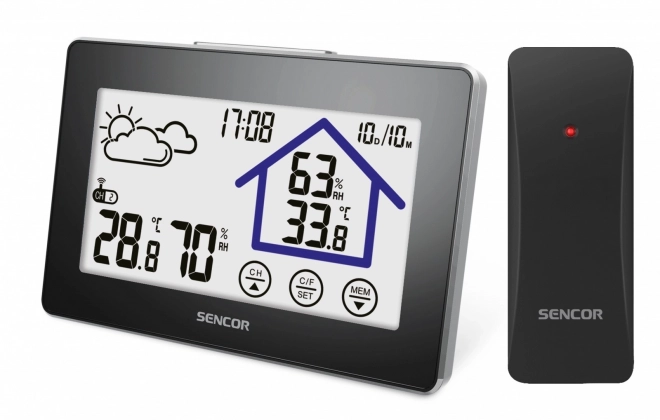 Meteorologická stanice SWS 2999 Dotykový LCD displej