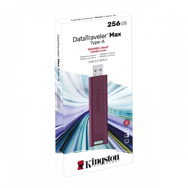 Data Traveler MAX A 256GB USB-A 3.2 Gen2 flash disk