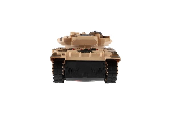 Tank RC plast 27cm 40MHz na baterie+dobíjecí pack se zvukem v krabici 37x17x19cm