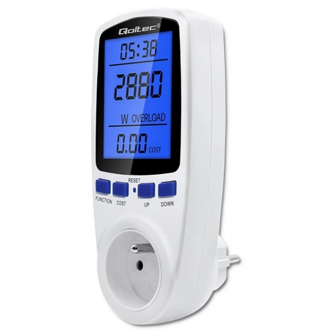 Měřič spotřeby energie PM0626 | 3680W | 16A | LCD