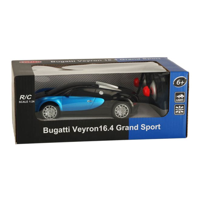RC auto Bugatti Veyron 1:24 - modré