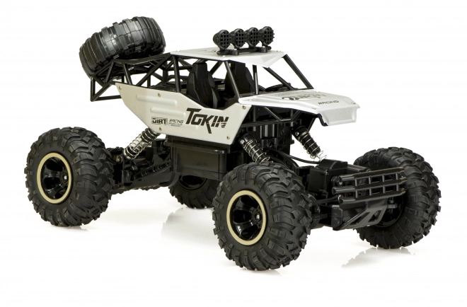 RC auto Rock Crawler 1:12 4WD METAL stříbrný