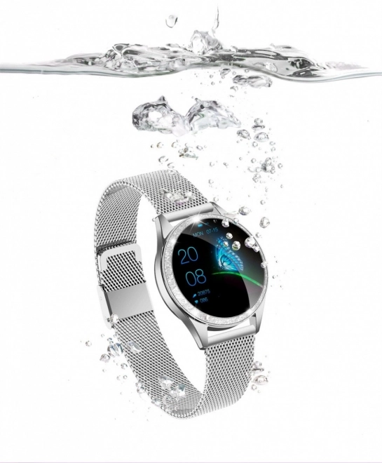 Oro Smartwatch Crystal Silver