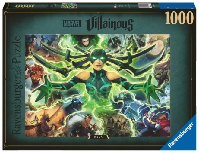 Puzzle 1000 prvků Villainous. Hela