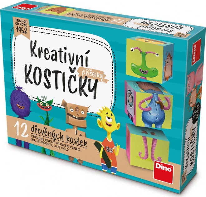 Kreativní kostičky - příšerky