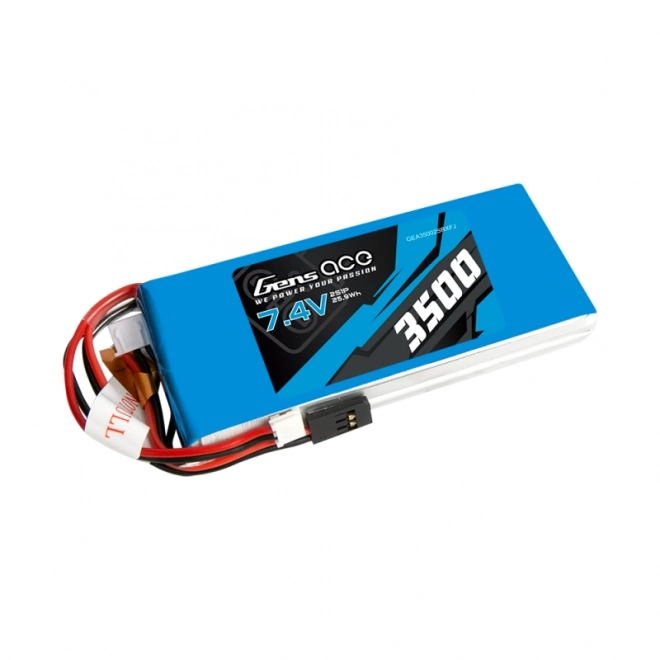 Baterie LiPo Gens Ace 3500mAh 7,4V 1C 2S1P RX/TX