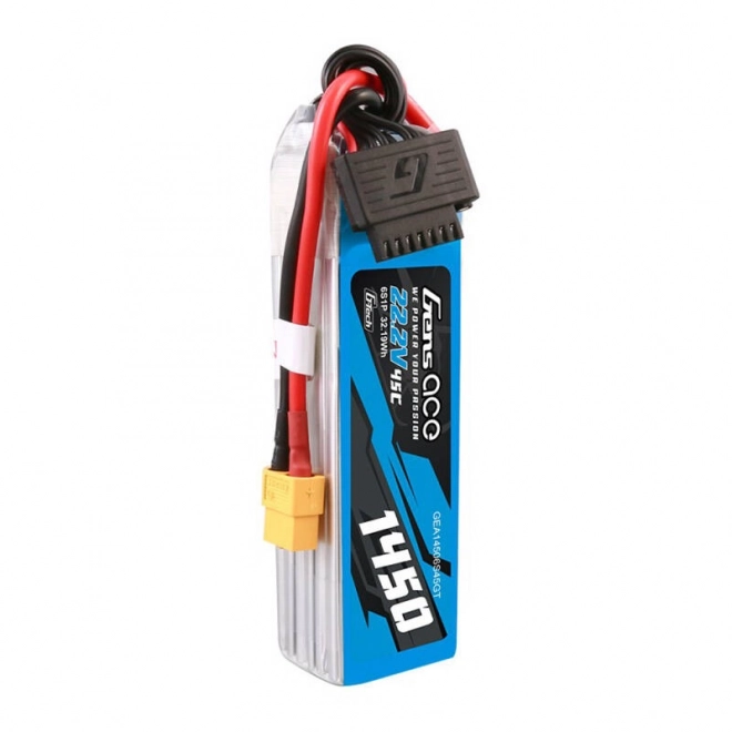 Gens Ace G-Tech 1450mAh 22,2V 45C 6S1P Lipo Battery Pack s konektorem XT60