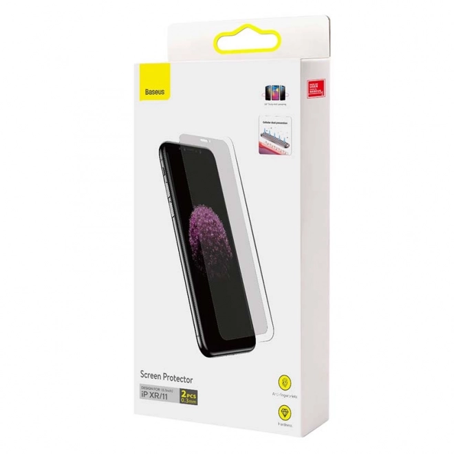 Baseus 0,3mm Screen Protector (2ks balení) pro iPhone XR/11 6,1