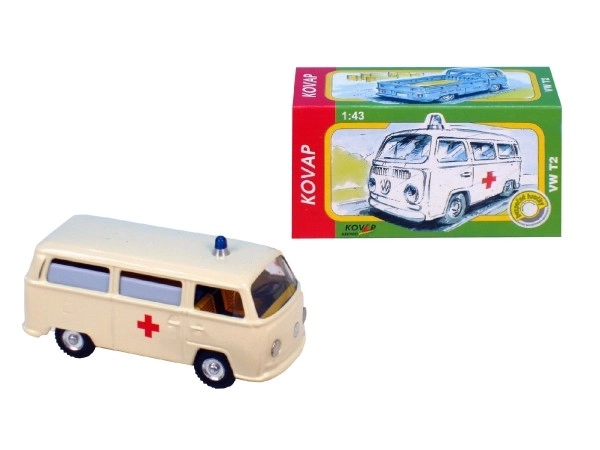 Kovové autíčko Ambulance Kovap