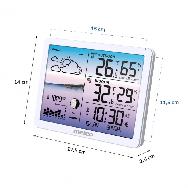 Meteo SP107 meteorologická stanice bílá