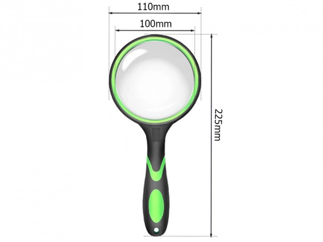 Lupa klasická 100mm čočka