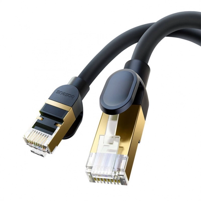 Síťový kabel cat.8 Baseus Ethernet RJ45, 40Gb/s, 8 m (černý)