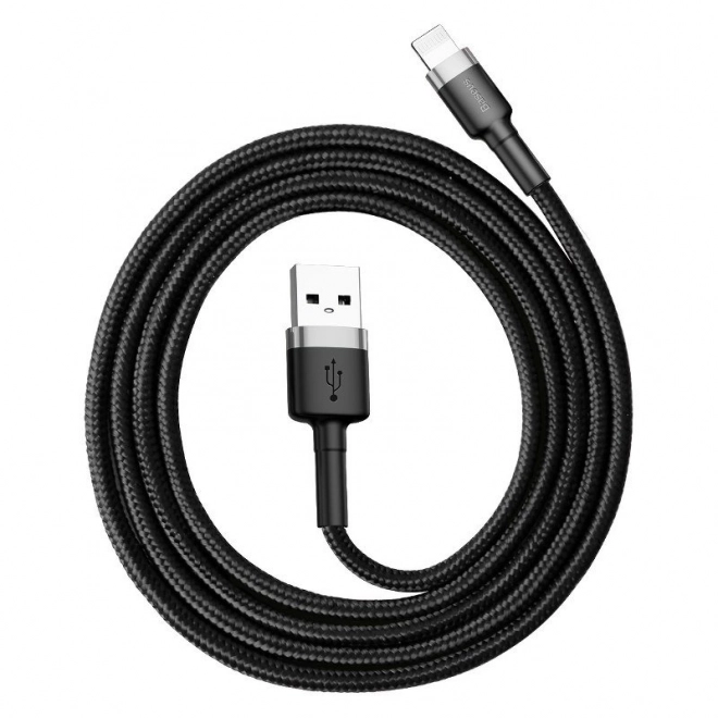 Baseus Cafule USB Lightning Cable 1,5A 2m (šedo-černý)