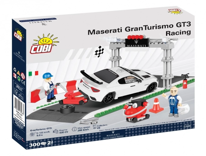 COBI 24567 MASERATI GRAN TURISMO GT3 Racing set. 300 k, 2 f