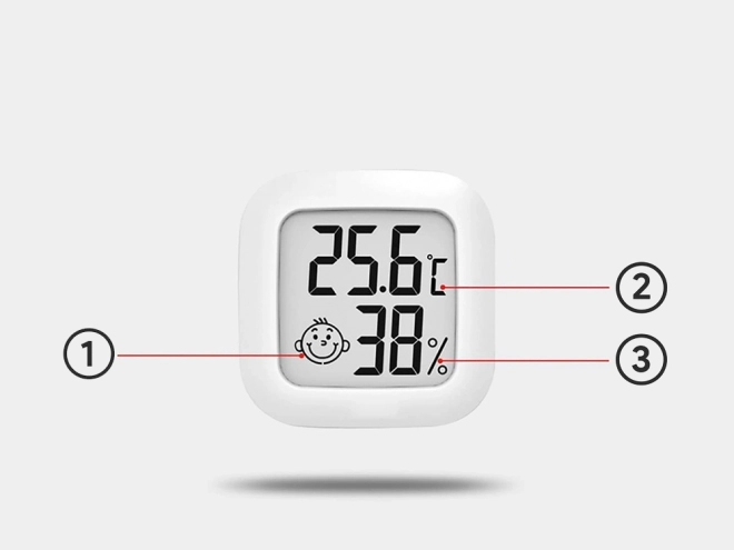 Digitální teploměr, meteostanice, pokojový vlhkoměr