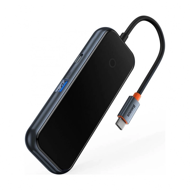 Adaptér 4w1 Baseus Hub USB-C na 4xUSB 3.0 (tmavě šedý)