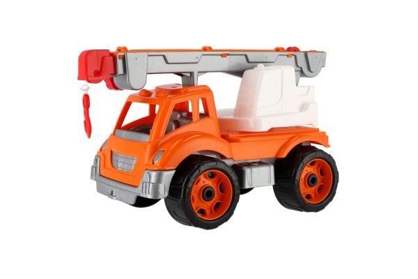 Stavební auto - jeřáb – Oranžový