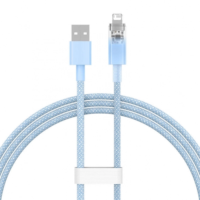 Rychlonabíjecí kabel USB na Lightning 1M v modré barvě