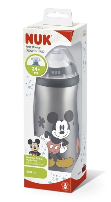 NUK FC Sports Cup Mickey Mouse 450 ml 1ks šedá