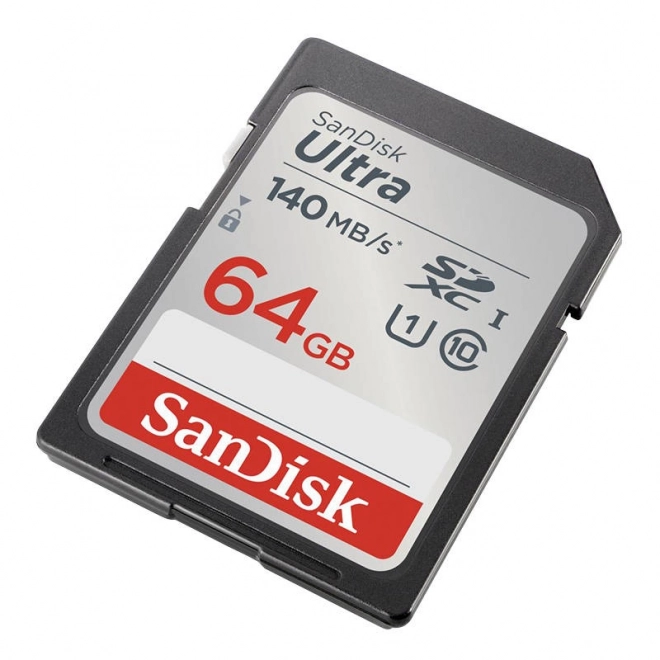 Paměťová karta SANDISK ULTRA SDXC 64GB 140MB/s UHS-I Class 10 (SDSDUNB-064G-GN6IN)