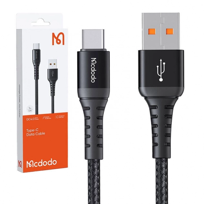 Kabel USB na USB-C, Mcdodo CA-2271, 1,0 m (černý)