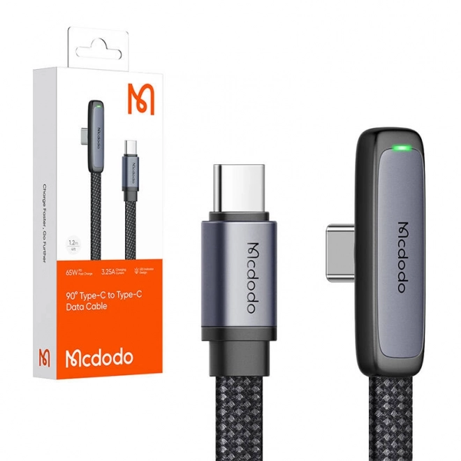 Kabel USB-C na USB-C Mcdodo CA-3361, 65W, 1,8 m (černý)