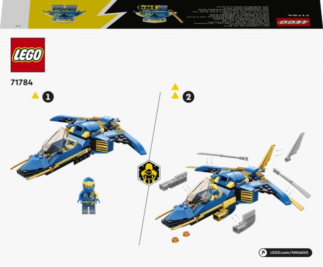 LEGO® NINJAGO® 71784 Jayova blesková stíhačka EVO