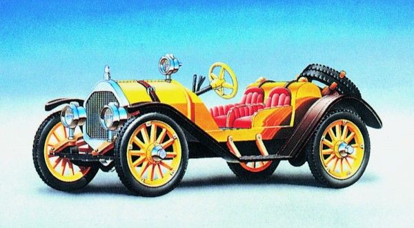 Model Mercer Raceabout 1912 12,5x5,5cm v krabici 25x14,5x4,5cm