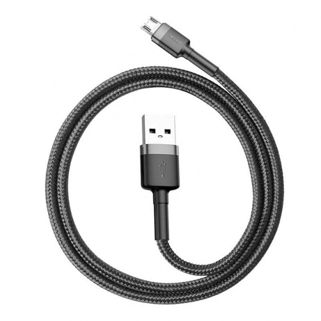 Kabel Baseus Cafule Micro USB 1,5A 2m (šedo-černý)