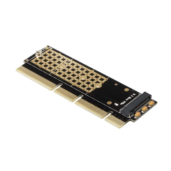 PCEM2-1U interní adaptér PCIe x16/x8/x4, slot M.2 NVMe M-key, 1U