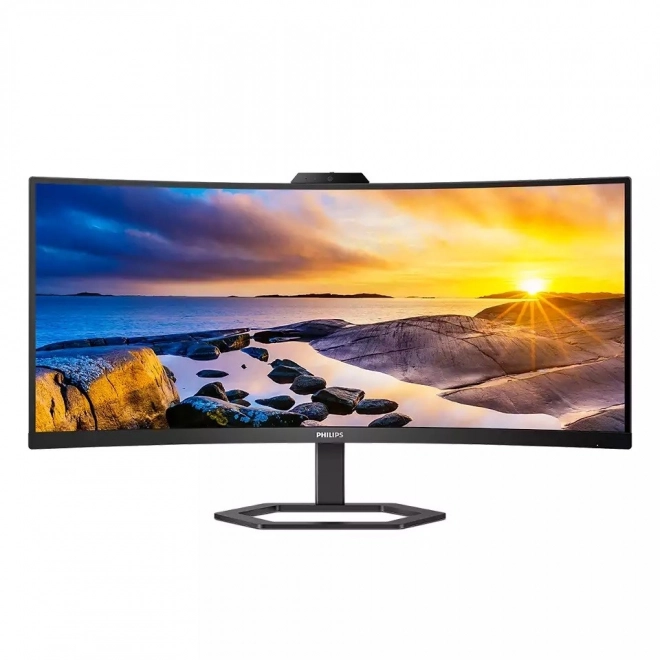 Monitor 34 palců 34E1C5600HE VA HDMI DP USB-C MÁ kameru Reproduktory