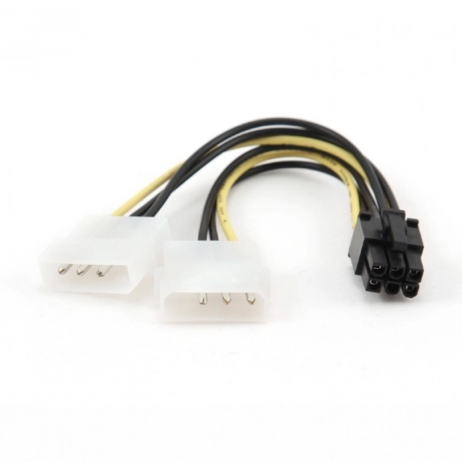 Napájecí rozvodný kabel 2xMOLEX/1x6PIN BTX