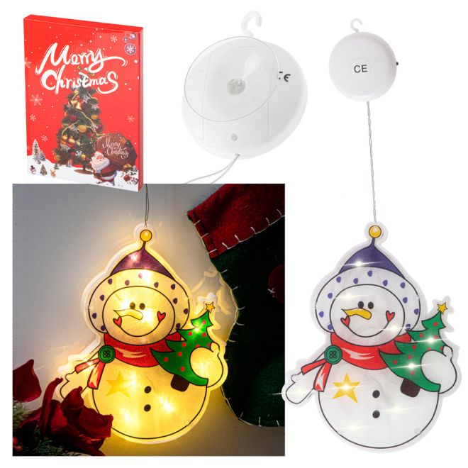 LED závěsná světla Vánoční dekorace sněhulák